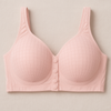 Blush Pink Comfort Bra – Front Closure, Non-Wired & Lightly Padded