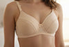 Soft  Lace Trim  Bra with Light Padding